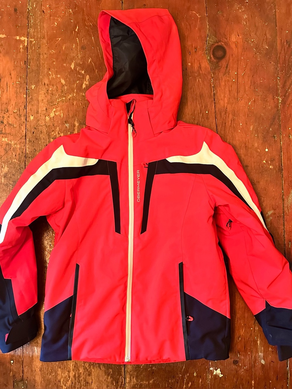 Obermeyer I Grow Boys Kids red Ski Winter Jacket Snow Jacket 10 12